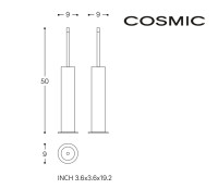 MEDIDAS ESCOBILLERO A SUELO MICRA COSMIC